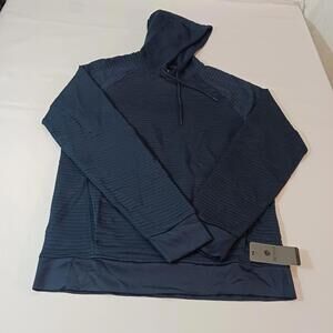 Apana MA3234 Men's Blue Drawstring Hoodie Pullover Sweatshirt Size M(38-40)
